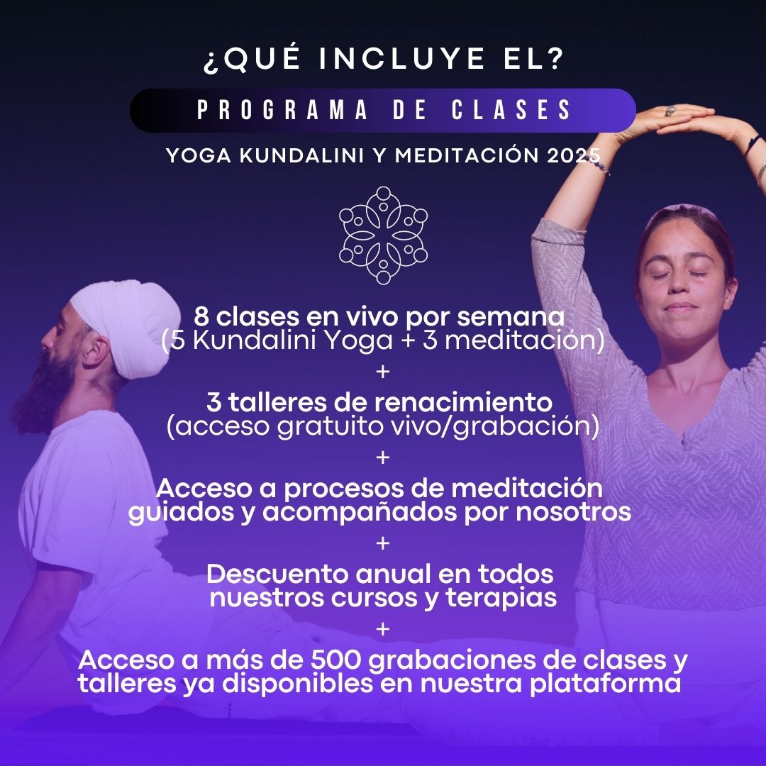 Plan anual - Yoga Kundalini y Meditación Dunia