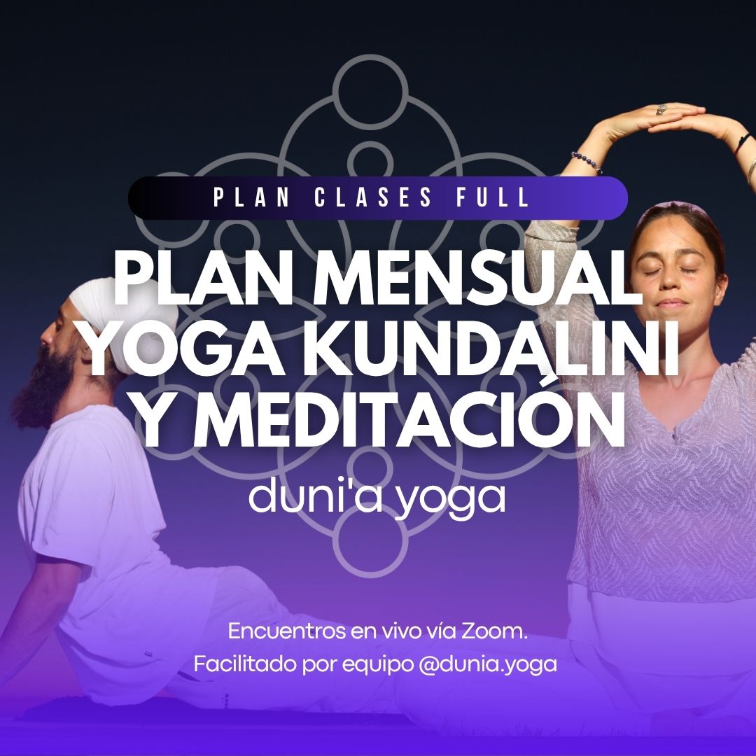Plan mensual - Yoga Kundalini y Meditación Dunia