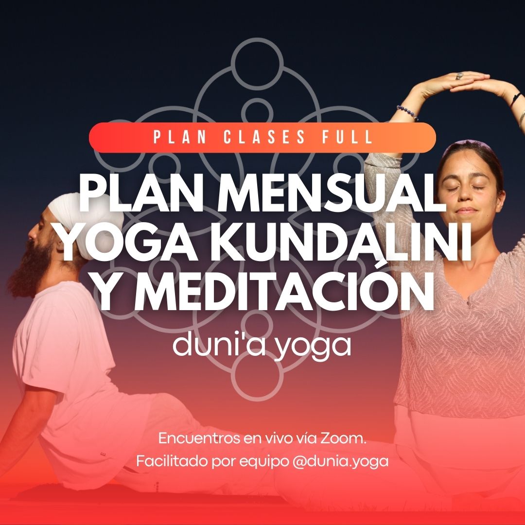 Plan mensual - Yoga Kundalini y Meditación Dunia