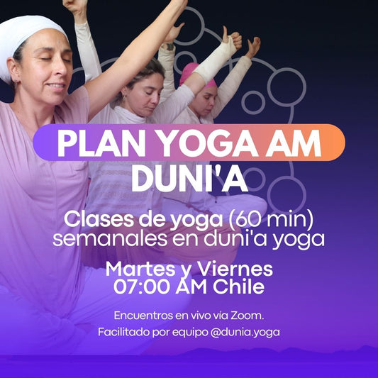 Plan mensual Yoga AM