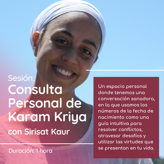 Consulta personal de Karam Kriya Numerología